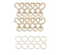 10pcs Heart-Shaped Rotary Lobster Clasp with Rings for Keychain Jewelry Supplies Zincs Alloy Keyring Accessories Gift Decoration Accessories