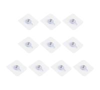 10Pcs Heavy Duty Adhesive Hooks for Shelves Photo Frames Home Decor Removable None Traces for Bathroom Shower Kitchen Living Room Home
