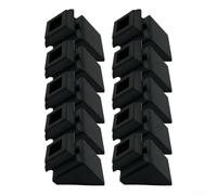 10pcs Heavy Duty Iron Banister Brackets for Stairs Black | duty , supports weight safely, fits wooden stairs, prevents wobbling, indoor outdoor use