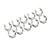 10PCS Heavy Duty Open Type Spring Steel Tool Clips for Garages, Shacks, and Cabinets Suitable for Holding Tools, Brushes, Pipes, and Garden Equipment (25mm)