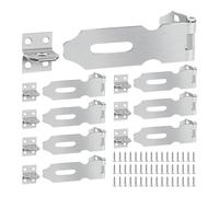 10pcs Heavy Duty Stainless Steel Cabinet Latches Rustproof Security with Screws for Toolbox Drawer Storage Small Security Latches for Cabinets