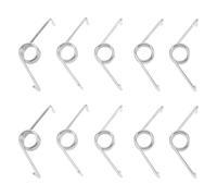 10pcs Heavy Duty Steel Washer Lid Spring for Semi-automatic Machines | Silver Spring Steels, DIY Fitting for Repair Work, Accurate Closure and Broad Brand Compatibility