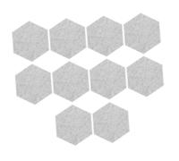 10pcs Hexagon Polyester Acoustic Panels for Home and Commercial