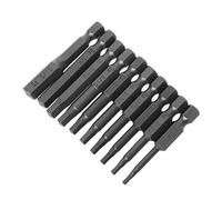10pcs Hexagon Screwdriver Bit Steel 1/4 Inch Shank Screw Power Tools