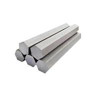 10pcs Hexagonal Aluminum Rods - 6061 Metal Solid Alloy Bars for DIY Crafts, 8-29mm Subtense Distance(1000x22mm)