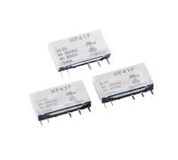 10pcs HF41F-5-ZS HF41F-12-ZS HF41F-24-ZS 5V 12V 24V Ultar Thin Power Relay 5PIN(HF41F-5-ZS)