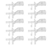10pcs Hidden Blind Valance Clips Plastic Groove Holders for Shades