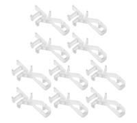 10pcs Hidden Blind Valance Clips Plastic Snap in Mounting Holders