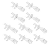 10pcs Hidden Channel Valance Clips Plastic 4.8cm Snap in Holders
