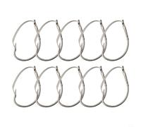10pcs High Carbon Steel Hooks for Wacky Rig Applications with Inward Facing Point to Keep Fish on Line During Strong Pulls (1/0#)