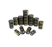 10PCS high frequency Capacitor 25V 35V 63V 100V 160V 200V 250V 400V 450V 100UF 220UF 470UF 560UF 1000UF 10000UF 22000UF IDGTTLDF(400V820UF 35X50MM)
