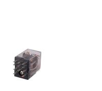 10PCS High Power Miniature Electromagnetic Relays with Socket Base,AC 220V/DC 12V 24V(24V,HH53P DCx10)