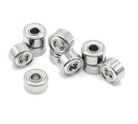 10PCS High Precision ABEC-9 Bearing 693ZZ 684ZZ MR148ZZ 686ZZ MR115 Tiny Small Electrical Motor Ball Bearings(623ZZ 3x10x4)