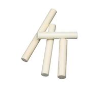 10pcs High-Purity Alumina Ceramic Rods - 99% Aluminum Oxide Insulating Rods for Electronics, Labs, and Industrial Use(Φ13mm*100mm)