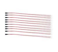 10pcs High Sensitivity MF52B Thermistor Resistors with Enameled Wire Temperature Sensoring High Sensitivity Enameled Wire