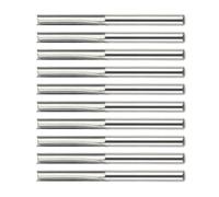 10Pcs High Speed Steel End Mill 3.175mm Shank 2 Flute Straight Slot Milling Cutter Wood Cutter Machine Router Bit Milling For Wood