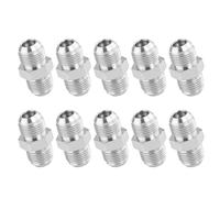 10Pcs High Stainless Steel Connectors for Garden Irrigation Systems and Hydraulics Equipment Maintenances Stainless Steel Adapters Hose Connector