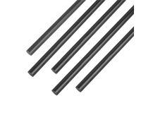 10pcs High Strength Fiberglass Rods - 20inch Black & White Glass Fiber Bars for Tent, Luggage, and More(5.0x500mm)