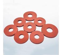 10Pcs High-Temperature Resistant Silicone Foam Gasket Set, M14-M17 Sealing Rings for Pipes and Joints(16x50x4mm)