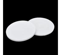 10pcs High Temperature Solid PTFE Round Gasket Pads - Diameter 10mm to 100mm, Acid & Alkali Resistant, Customizable(12MM*3MM)
