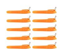 10Pcs Highlighter with Metal Rings Obliqued Tip Marker Highlighter Pen Fast Dry for Student Journaling Highlighting Professional Note Taking Pen