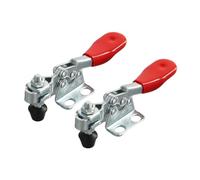 10PCS Holding Toggle Clamp Quick Horizontal Clip Release Tools Horizontal Iron/Galvanized Toggle Clamp Hardware for Woodworking Welding
