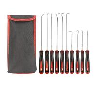 10Pcs Hook and Pick Set, Lock Picking Kit, Oil Seal Precision Puller with Long Handle for Auto O-Ring, Pick Set Mechanic Tools, Hooks Puller Remover