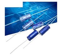 10PCS horizontal axial polarized electrolytic capacitor 35v 330uf 10X20mm BIANMTSW