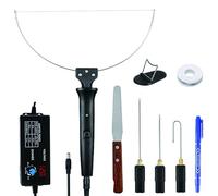 10Pcs Hot Wire Foam Cutter Kit - 27W Electric Styrofoam Cutting Tool with 4 Heating Needles, Digital Display Thermostat, for DIY Crafts, Model Making, Foam Carving & Art Projects