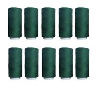 10pcs Household Cotton Thread Rolls of Not Easily Broken Sewing Machine for Embroidery Kits, Sewing & DIY Crafts for Craft(Dark Green)