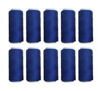 10pcs Household Cotton Thread Rolls of Not Easily Broken Sewing Machine for Embroidery Kits, Sewing & DIY Crafts for Craft(Blue)
