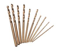 10pcs HSS M35 Cobalt Twist Drill Bit Set 1/1.5/2/2.5/3mm High Speed Steel Drill Bits