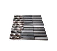 10pcs HSS Spiral Machine Reamer, Diameter 3-12mm H7 Straight Shank Reamer Tool, for Machine Tool Hole Expansion