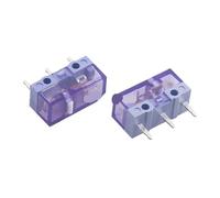 10Pcs HUANO Switch Button Yellow Green Purple Transparent White Dot- 90M 100M 120 Million Click Lifespan IDGTTLDF(Yellow 120Million)