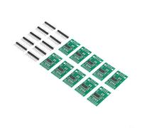 10PCS HX711 Load Cell Module with 24,BitADC, Dual Input Channels| ProgrammableGain for Arduino Weight Scale Projects(Large board)