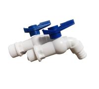 10Pcs IBC Tank Tap Adapter Valve S60X6 Coarse Thread Garden Quick Connect Faucet 1/2" 3/4" Male Tank Tap Accessory Fitting(3/4'')