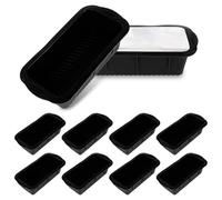 10Pcs Ice Cube Block Molds Large, Silicone Moulds for Ice Bath, Easy Release Reusable Giant Trays Making 4.7lbs Ice Cubes for Coolers