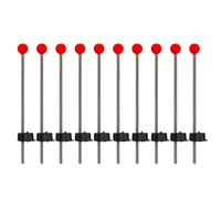 10Pcs Ice Fishing Rod Tip Spring Ball Low Temperature Resistant Good Toughness Rod Poles Tools Ups For Fishing