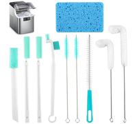 10pcs Ice Maker Cleaner Brush, Ice Maker Cleaning Brush Set Multifunctional Ices Machine Cleaning Tools Portable Ices Machine Cleaner Tool Cleanings Set for Crevice & Tight Spaces