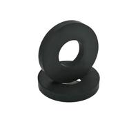 10pcs ID 18-19mm, Thickness 2-5mm EPDM Vibration Damping Washers for Machinery, Furniture, Automotive, and Electronic Equipment, 18x30x2mm