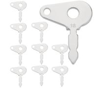 10Pcs Ignition Starter Keys for Lucas 1569, Master Plant Dumper keys Compatible with Ford tractor, Skytrak skid steer & mini excavator, Vermeeer chippers, Massey Ferguson
