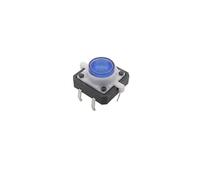 10Pcs Illuminated Tactile Tact Switch 12x12x7.3mm Blue Green Red White Orange LED Light Button Momentary Switches 12 * 12 * 7.3mm IDGTTLDF(Beige)