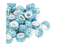 10PCS Imitation Diamond Shoe Lace Beads, Colorful Decorative Buckle Set(Blue)