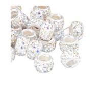 10PCS Imitation Diamond Shoe Lace Beads, Colorful Decorative Buckle Set(Colorful B)