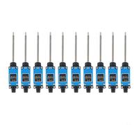 10PCS Industrial Travel Switch ME9101 IP65 Rated 250V 5A 1NO1NC Limit Sensor with Metal Swing Rack and Insulated Wiring System