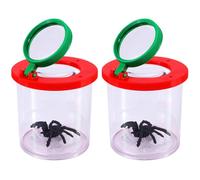 10Pcs Insect Viewer Kit with Magnifier Portable Magnifying Insect Box for Students for Nature Exploration and Bug Collecting for Learning and Observation