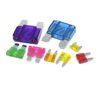 10Pcs Inser Auto Car Fuse 1A 2A 3A 5A 7.5A 10A 15A 20A 25A 30A 35A 40A(3A,Medium 10Pcs)