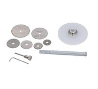 10PCS Inside Pipe Cutter Set, Carbon Steel and Stainless Steel Internal Plastic Pipe Cutter with Hex Shank for PVC ABS Plumbing