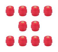 10Pcs Insulation Column Replacement 8mm Polyester Standoff Insulator Busbar Insulator Supporter for Distribution Box Insulation Column