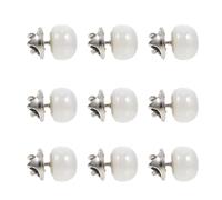 10pcs Invisible Snap Buttons for Women, White Pp Metal Safety Skirt
